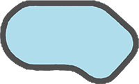 Forme Lazy L-Ovale